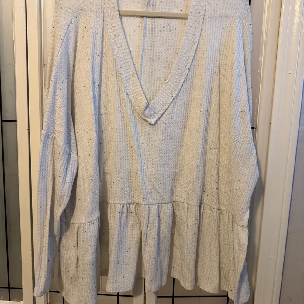 Fun Spotted V-Neck Women's Top